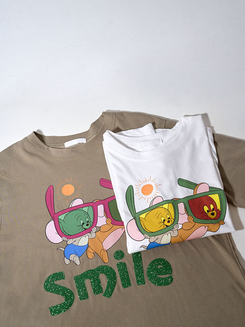 Tom And Jerry Print Tee (2 Colours)