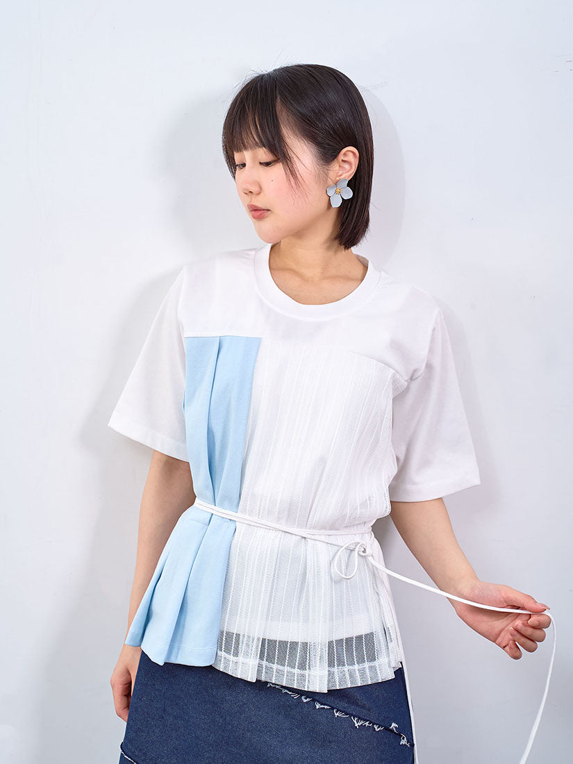 Pleated Panel Top (2 Colours)