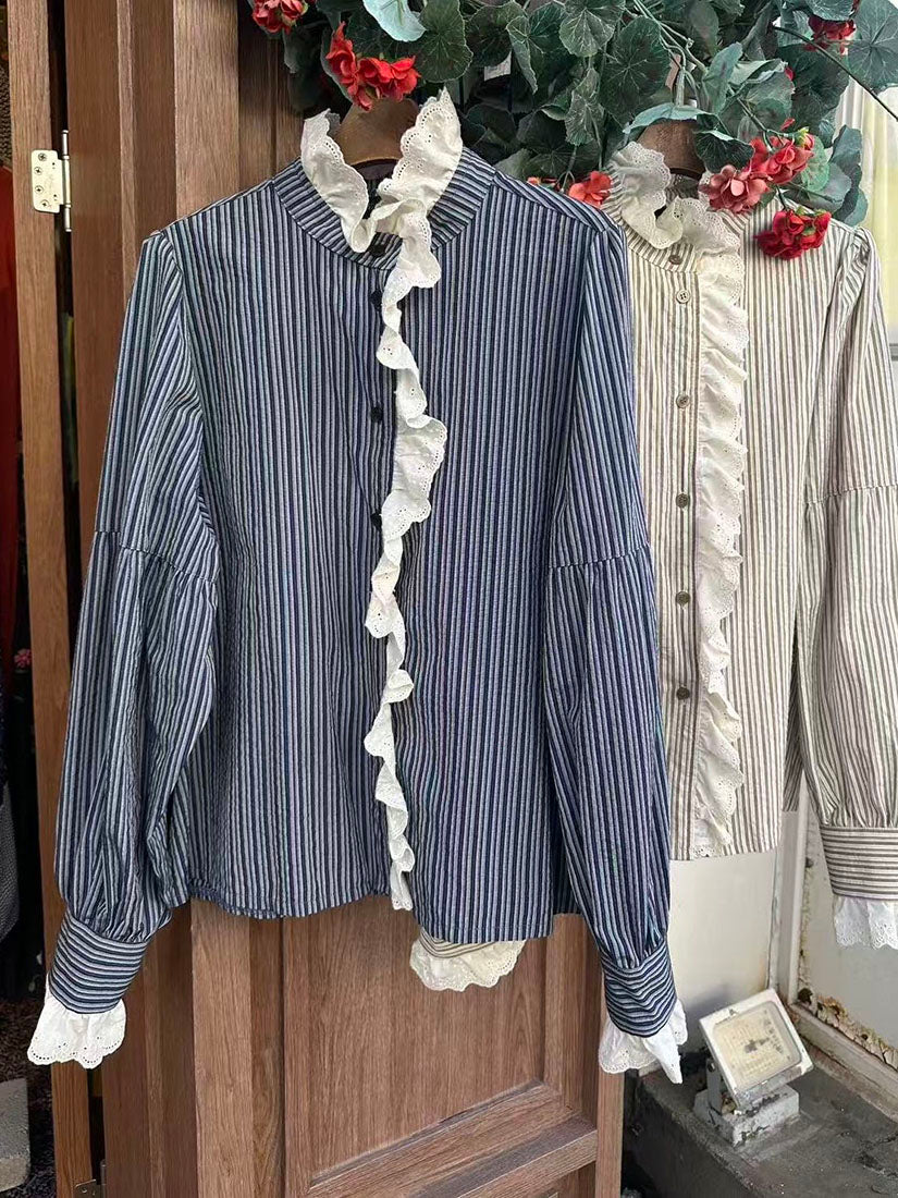 Vertical Stripes Printed Shirt (2 Colours)