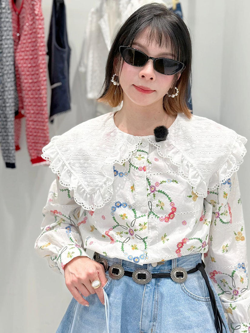 Antique Metallic Badge Suede String Belt (2 Colours)