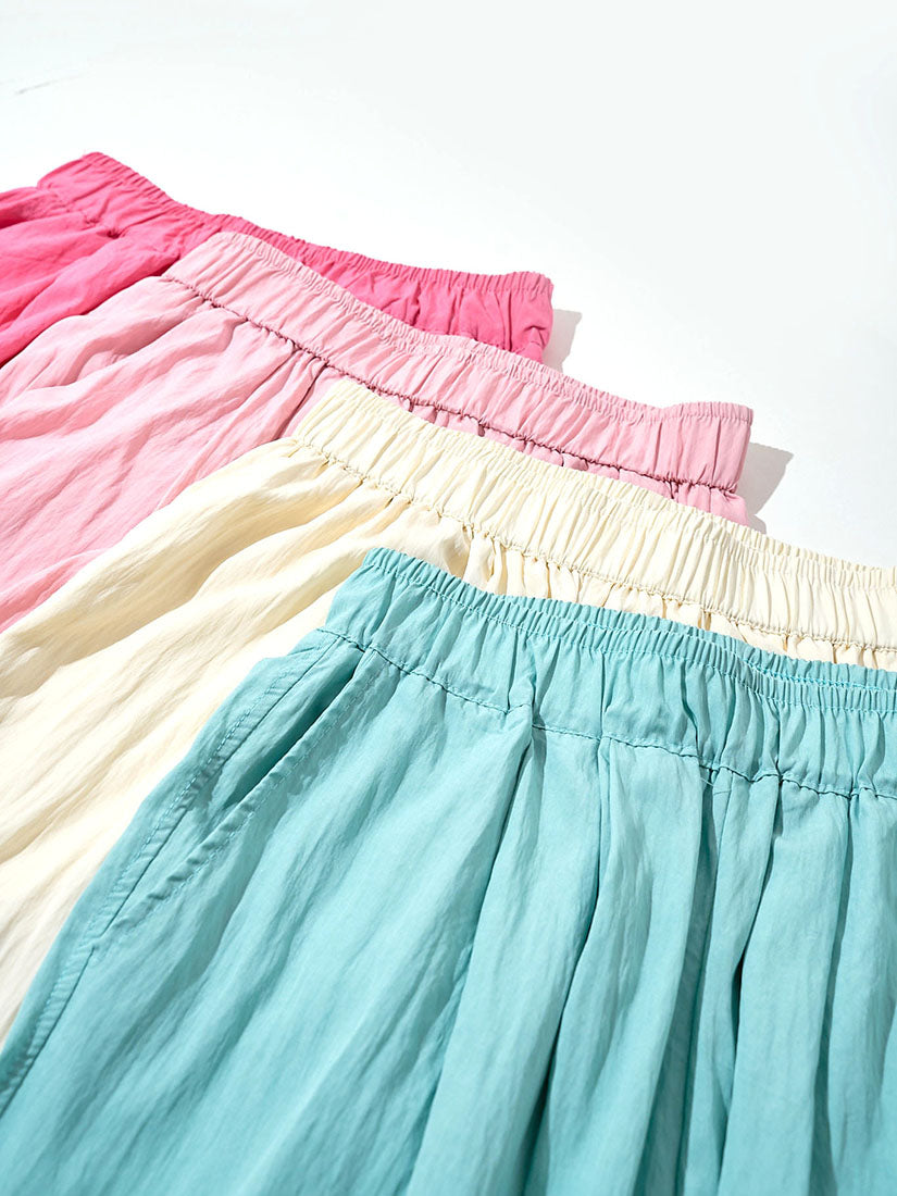 Crinkle Wide Leg Pants