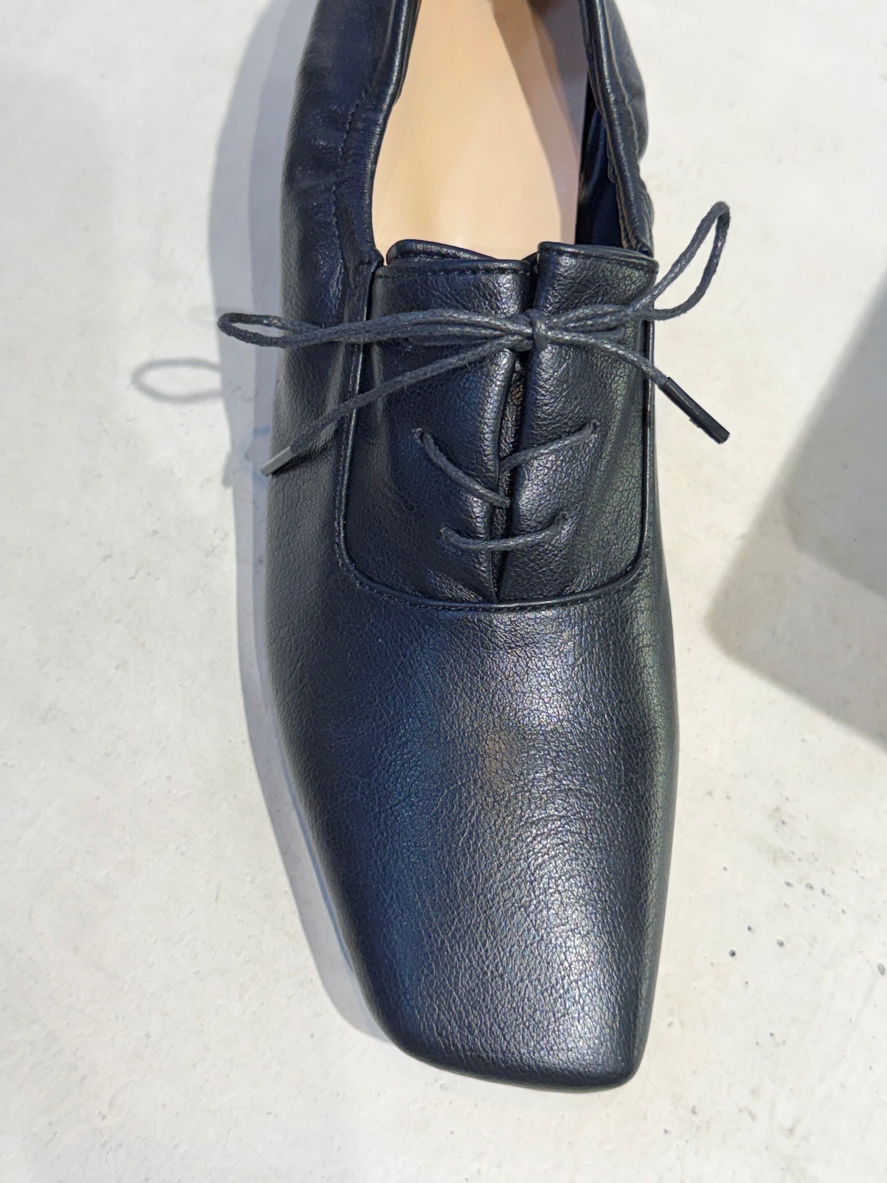Square Toe Oxford Loafers Pumps (3 Colours)