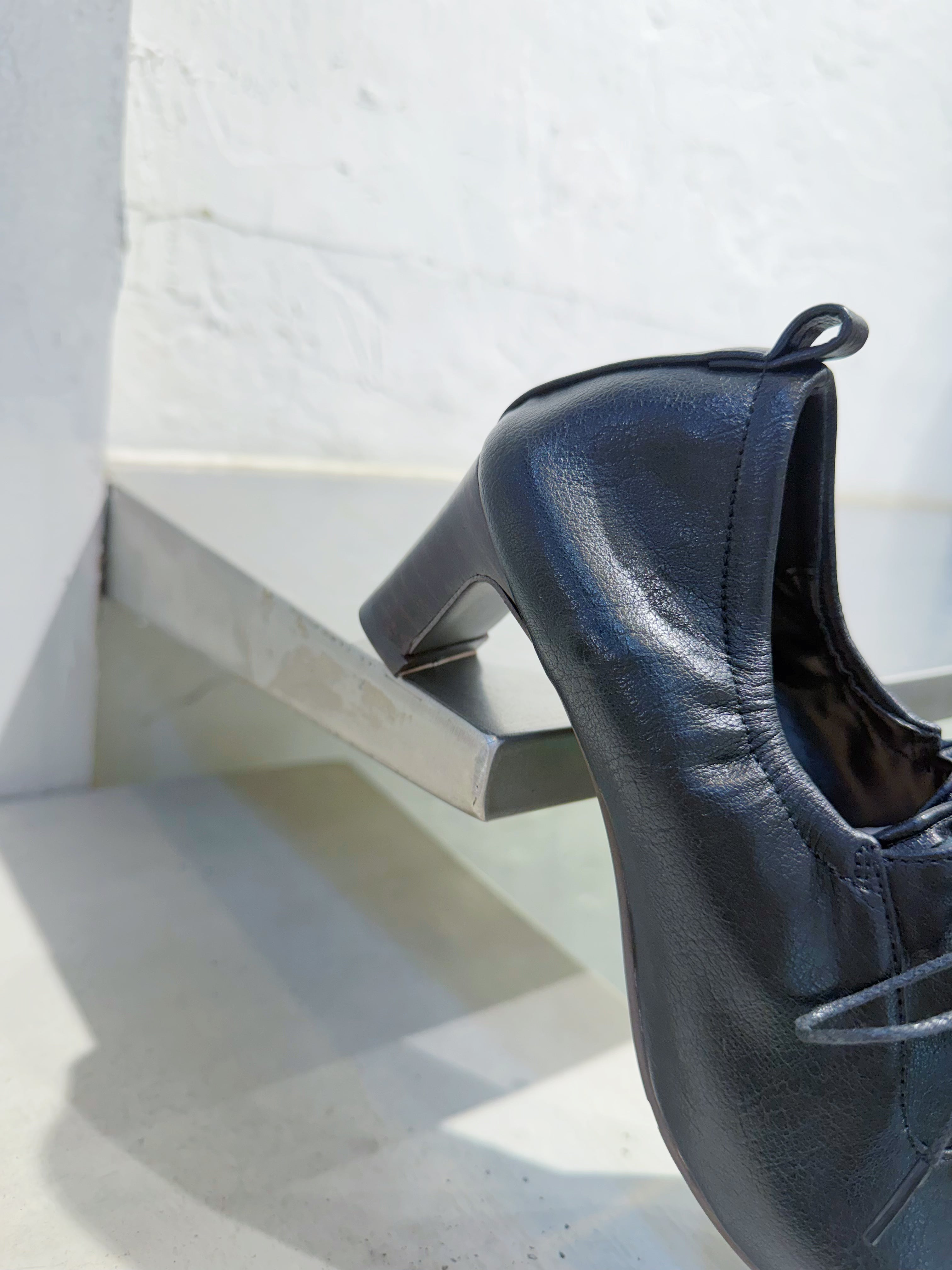Square Toe Oxford Loafers Pumps (3 Colours)