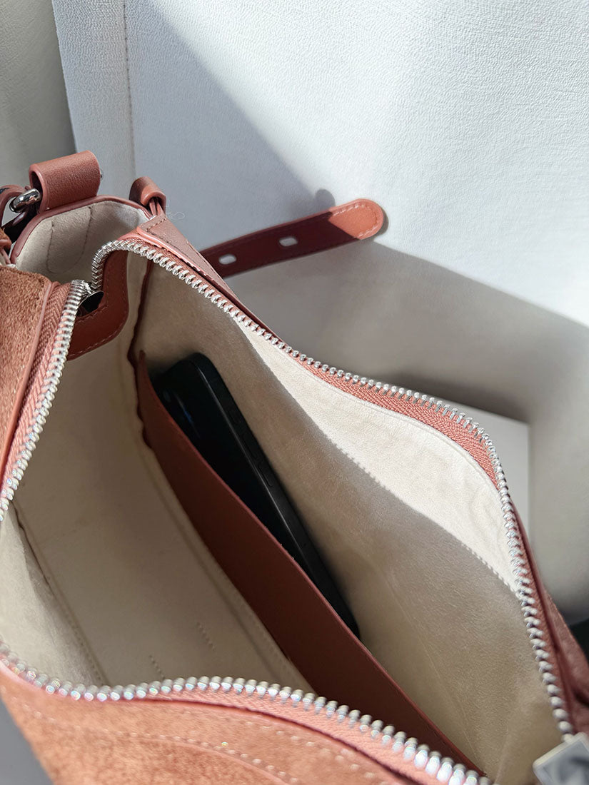 2 ways Saddle Crescent Shoulder Bag (2 Colours)