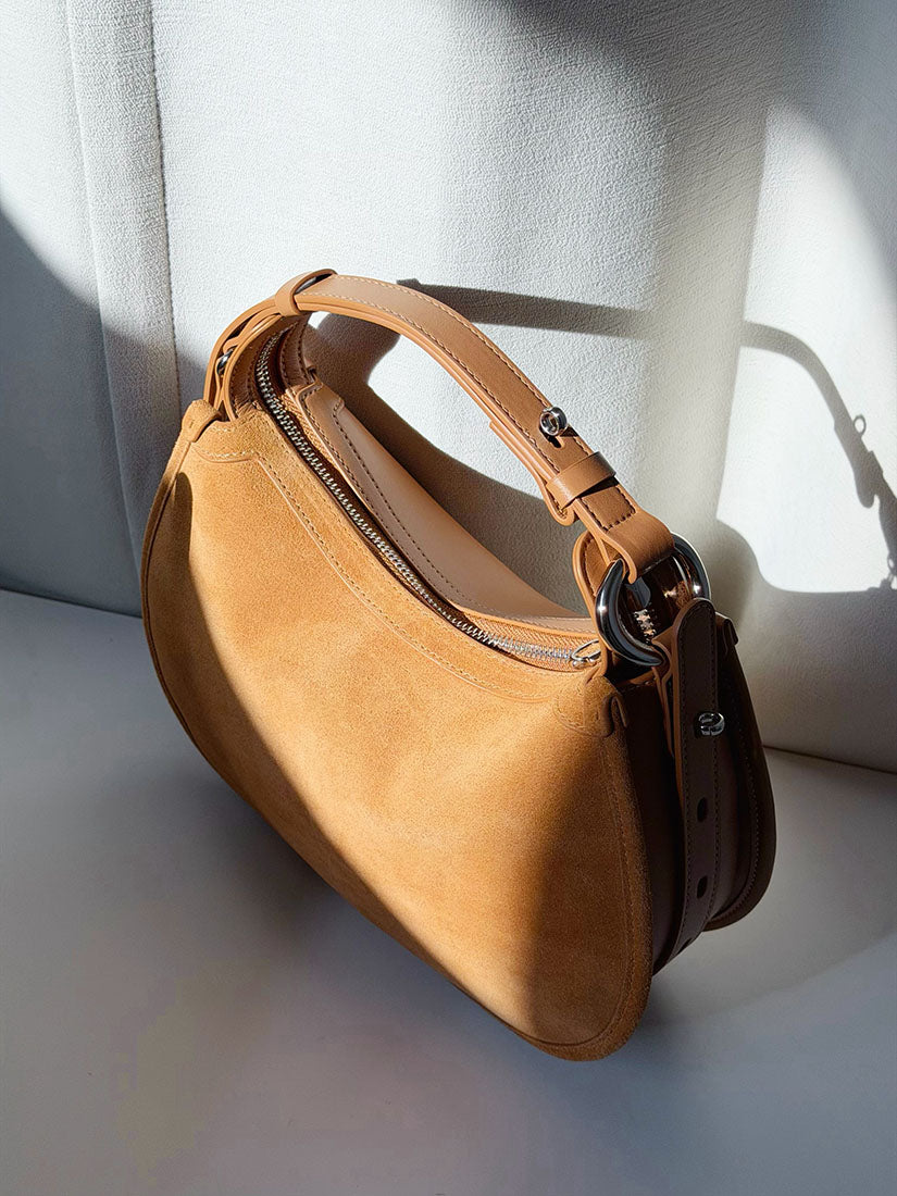 2 ways Saddle Crescent Shoulder Bag (2 Colours)