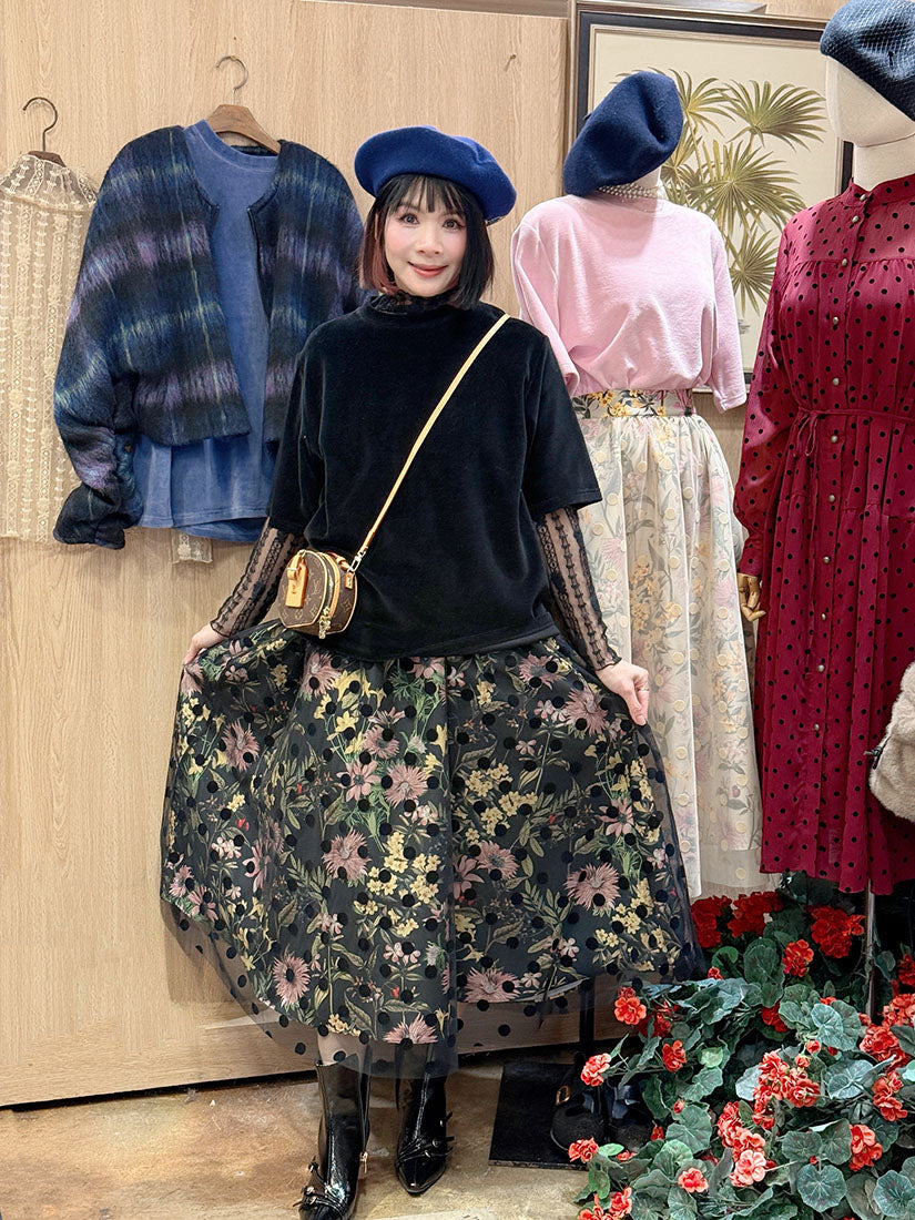 Floral Lace Top (3 Colours)