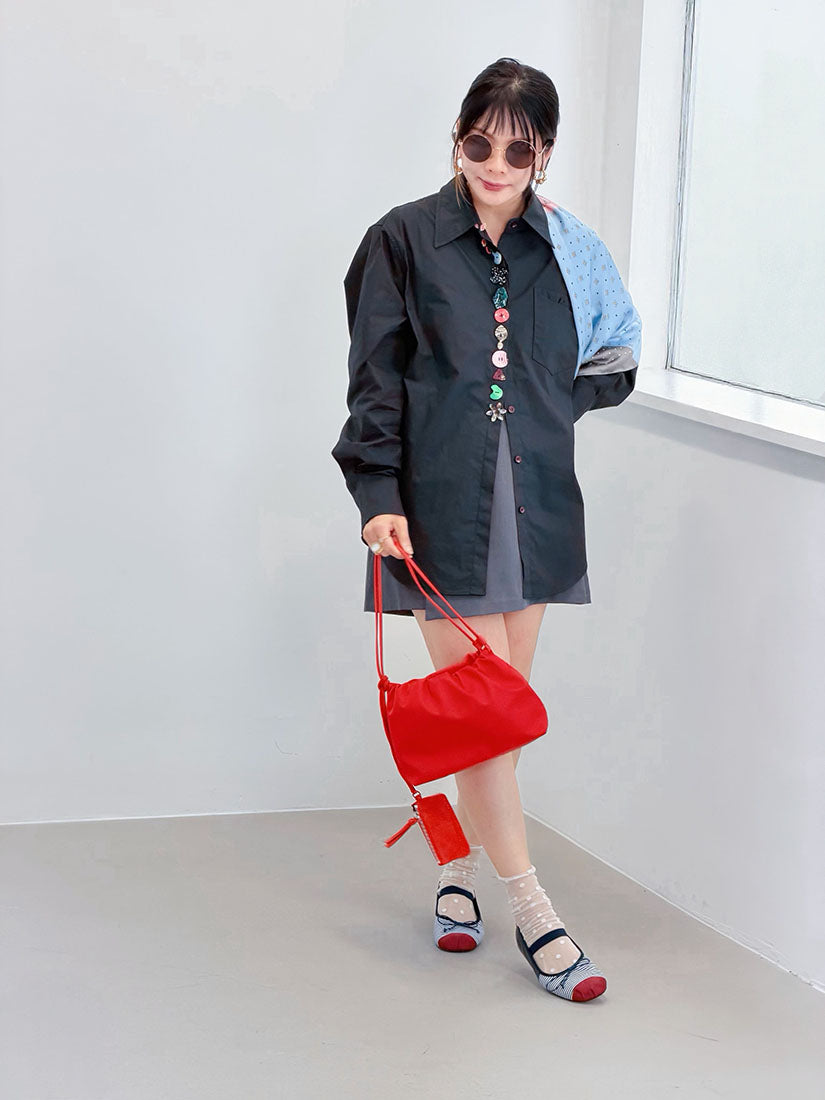 Leather Drawstring Shoulder Bag (4 Colours)