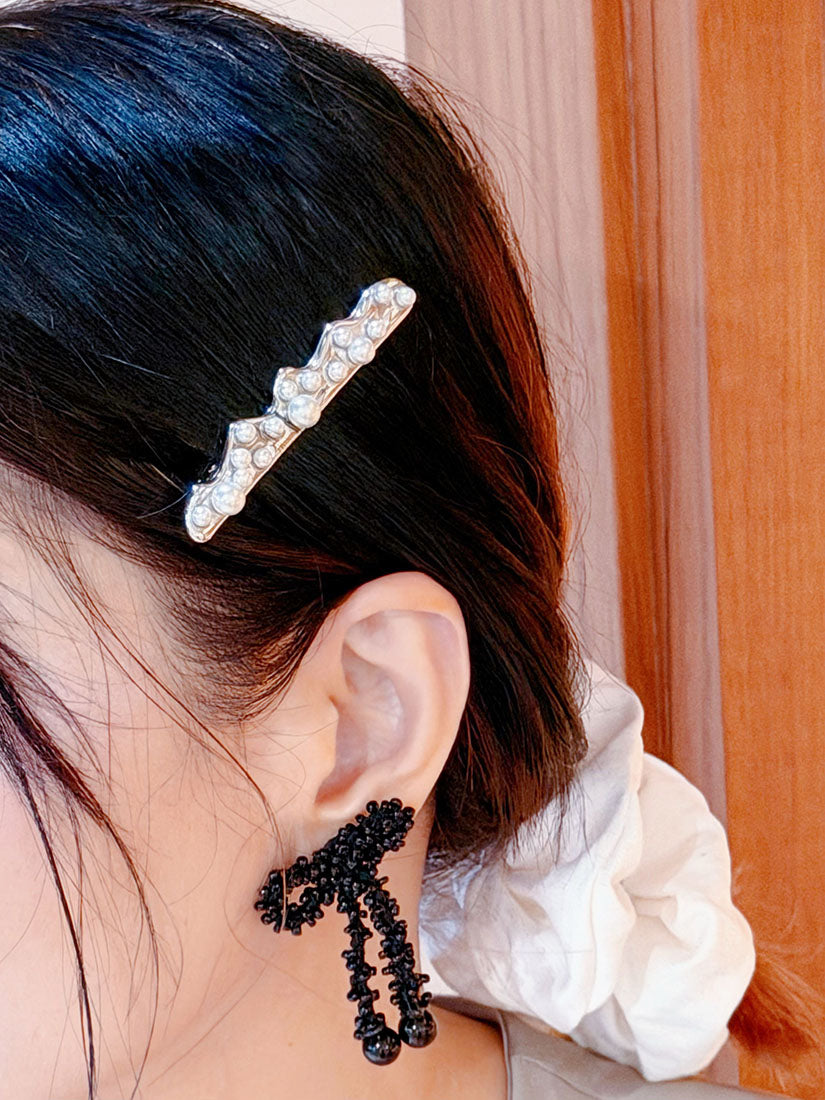 Pearl Metallic Hair Clip