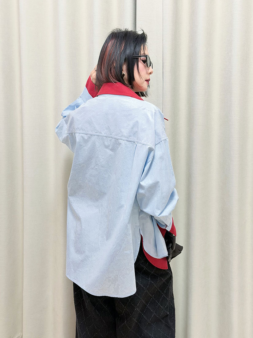 Faux 2 Pieces Shirt (2 Colours)