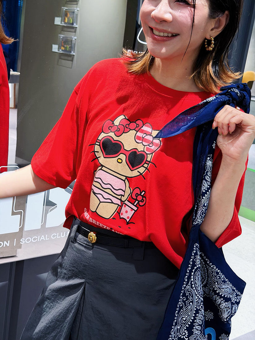 Suntanned Kitty Crop Tee (3 Colours)