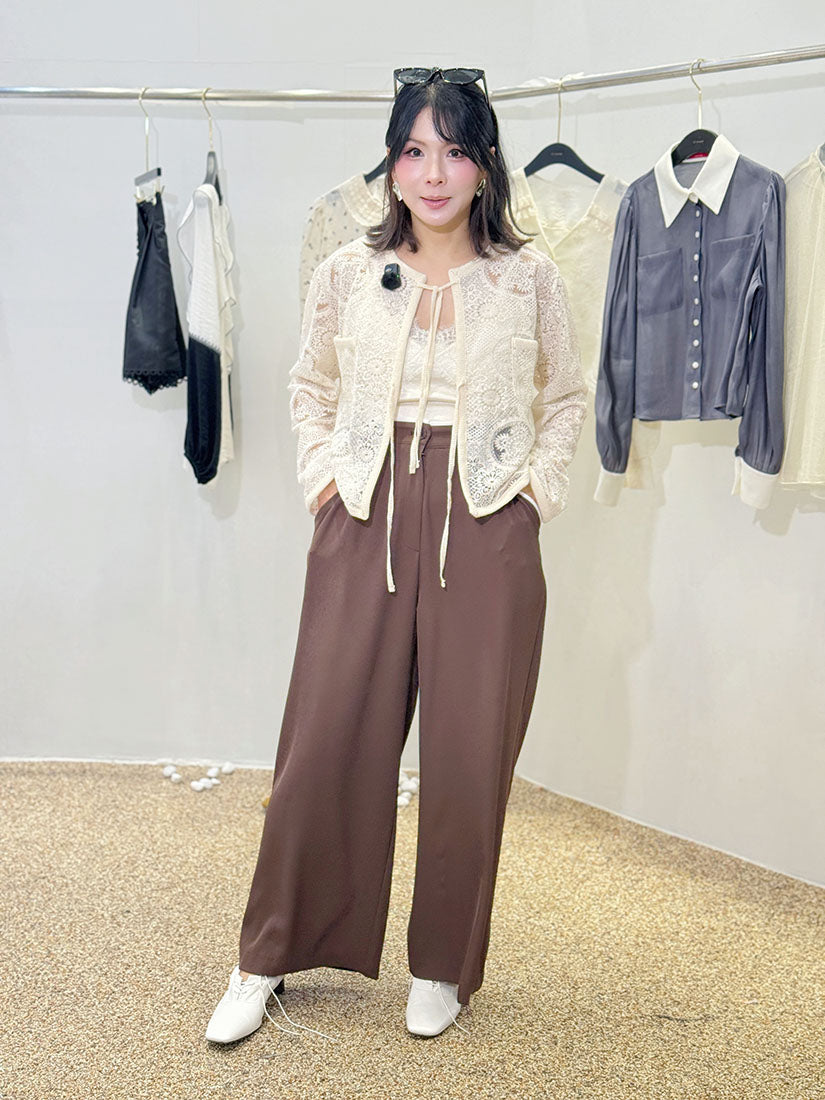Contrast Piping Pants (2 Colours)