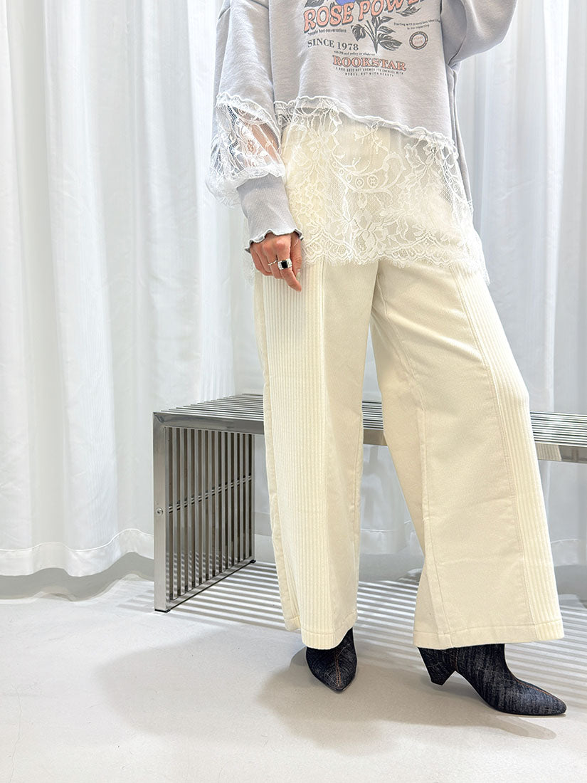 Mixed Wale Corduroy Pants