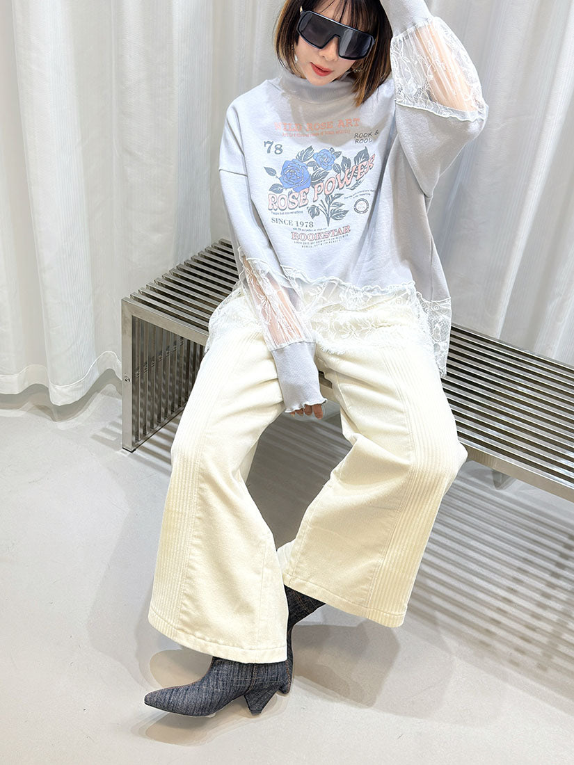 Mixed Wale Corduroy Pants