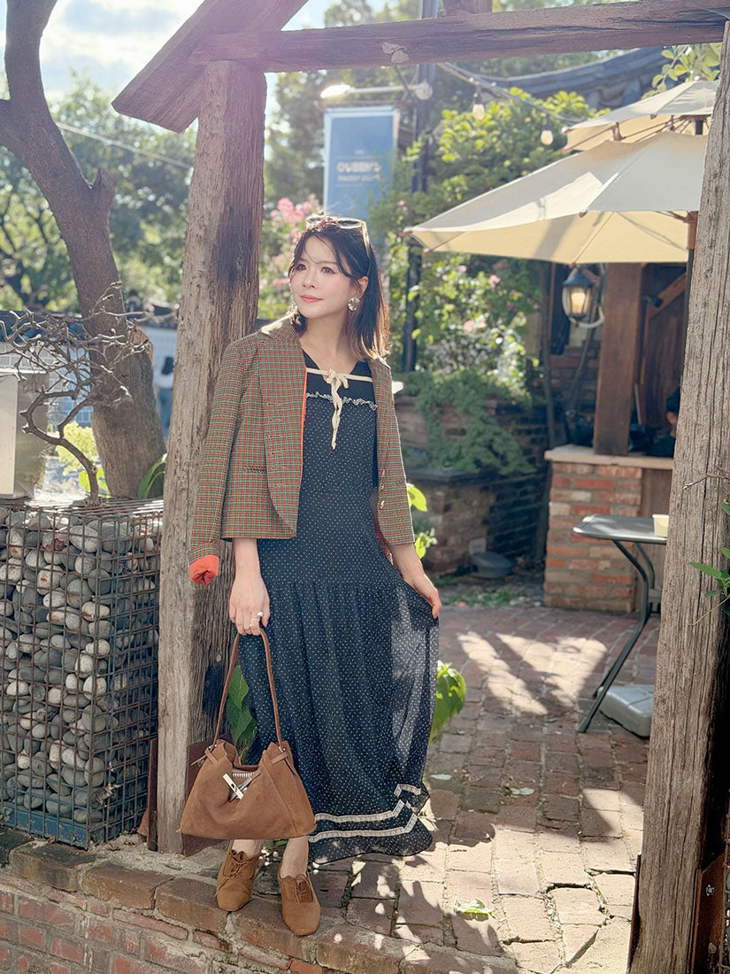 Polka Dot Midi Dress (2 Colours)