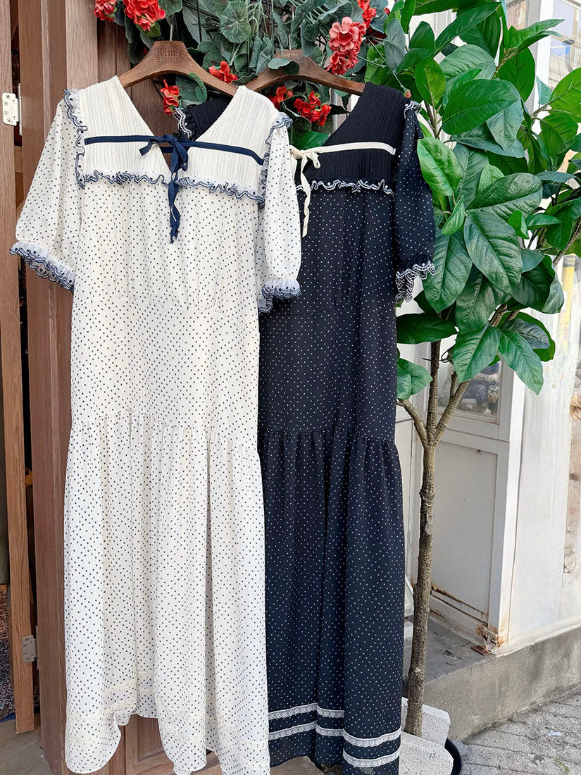 Polka Dot Midi Dress (2 Colours)