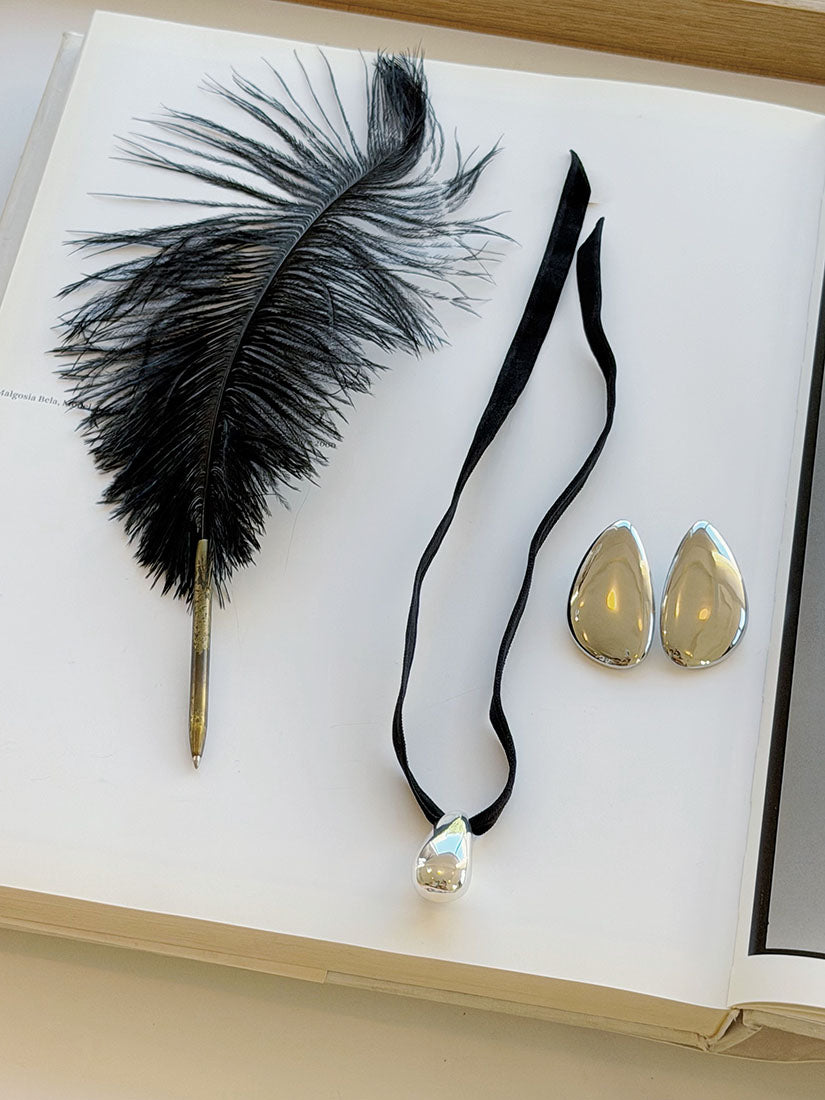 Polished Silver Pebble Jewellery (3 Styles)