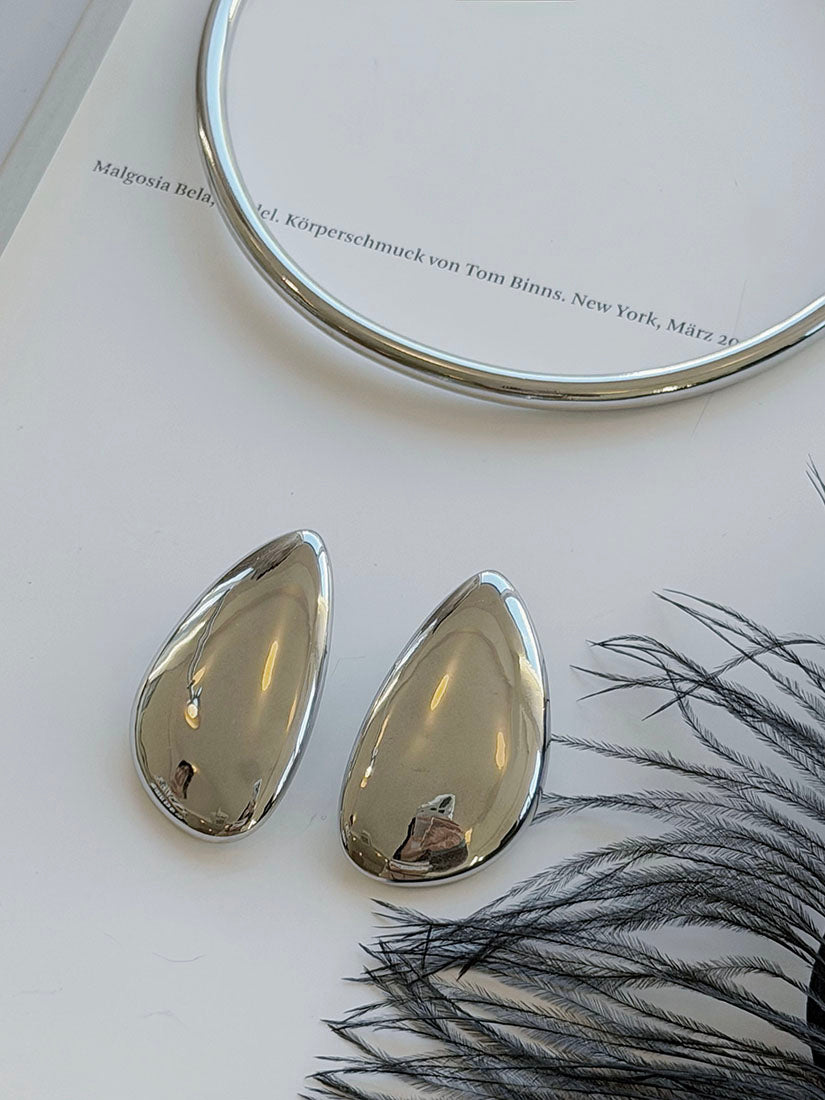 Polished Silver Pebble Jewellery (3 Styles)