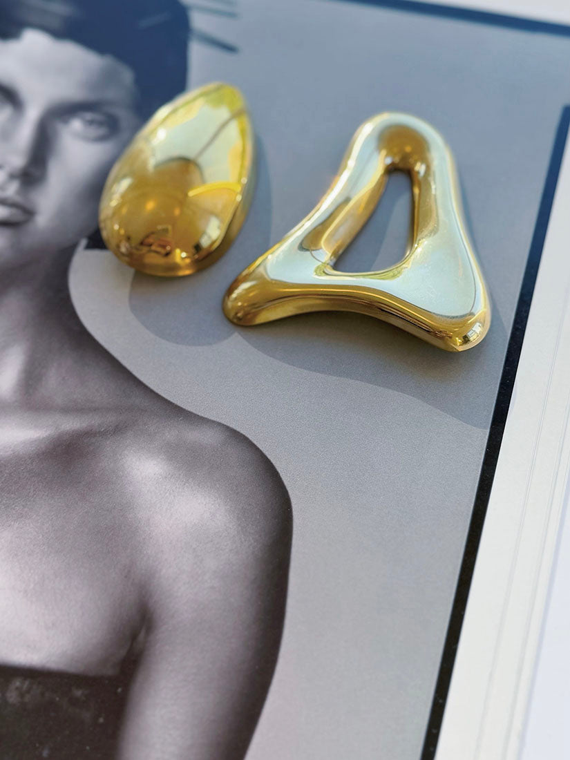 Liquid Sculptural Brooch Set (2 Colours)