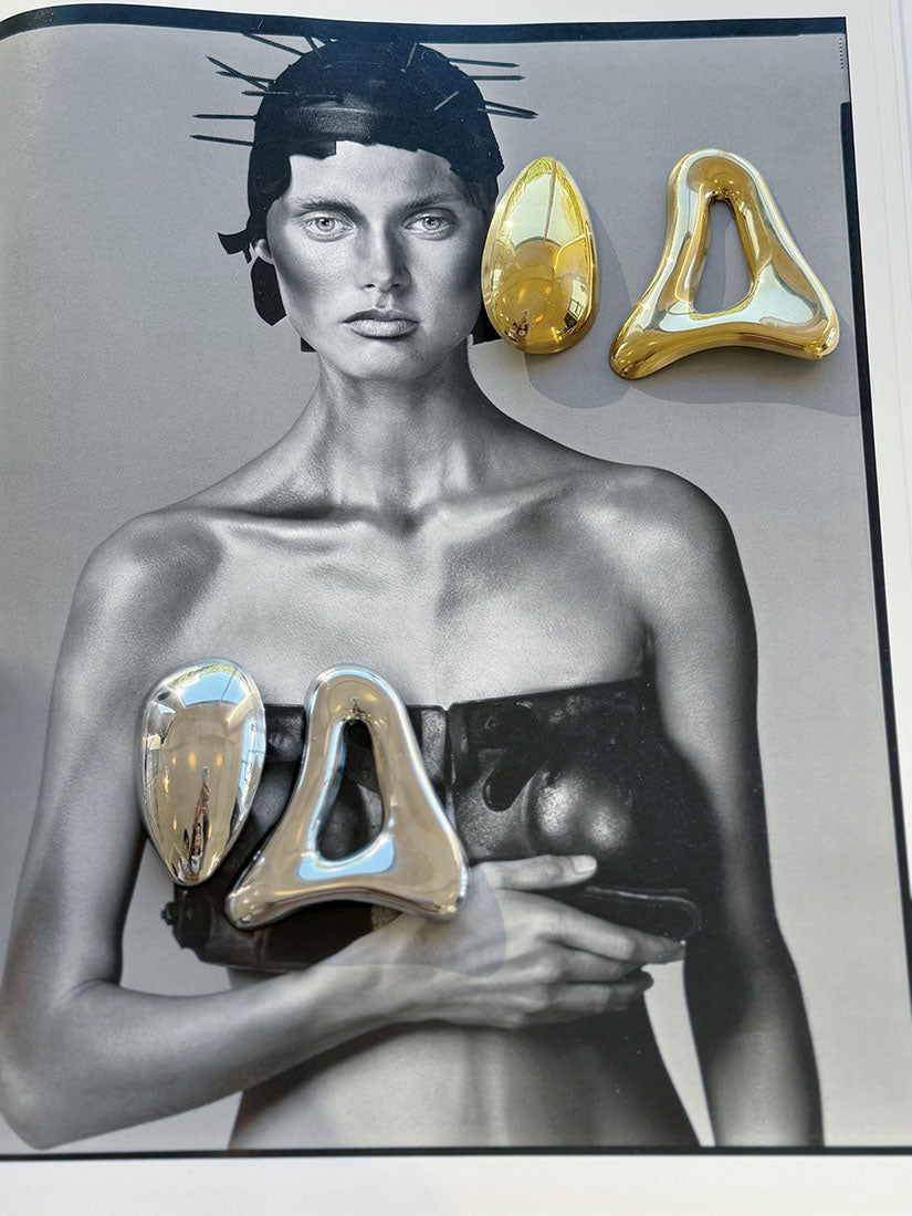 Liquid Sculptural Brooch Set (2 Colours)