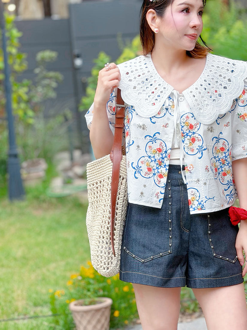 Crochet Net Shoulder Bag