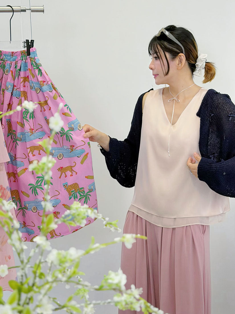 Ribbon Bow Long Sleeve Knitted Shrug (3 Colours)