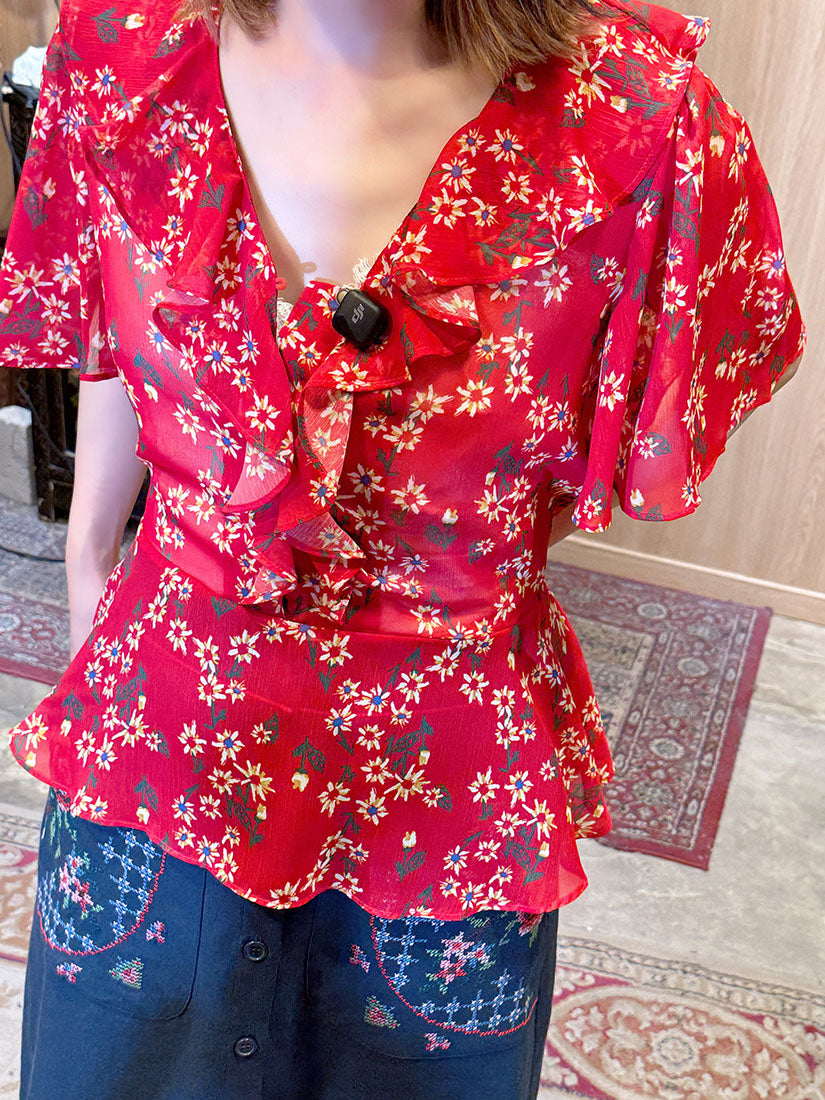 Ruffle Detailed Daisy Top