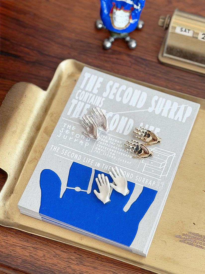 Metal Hand Brooch (3 Styles)