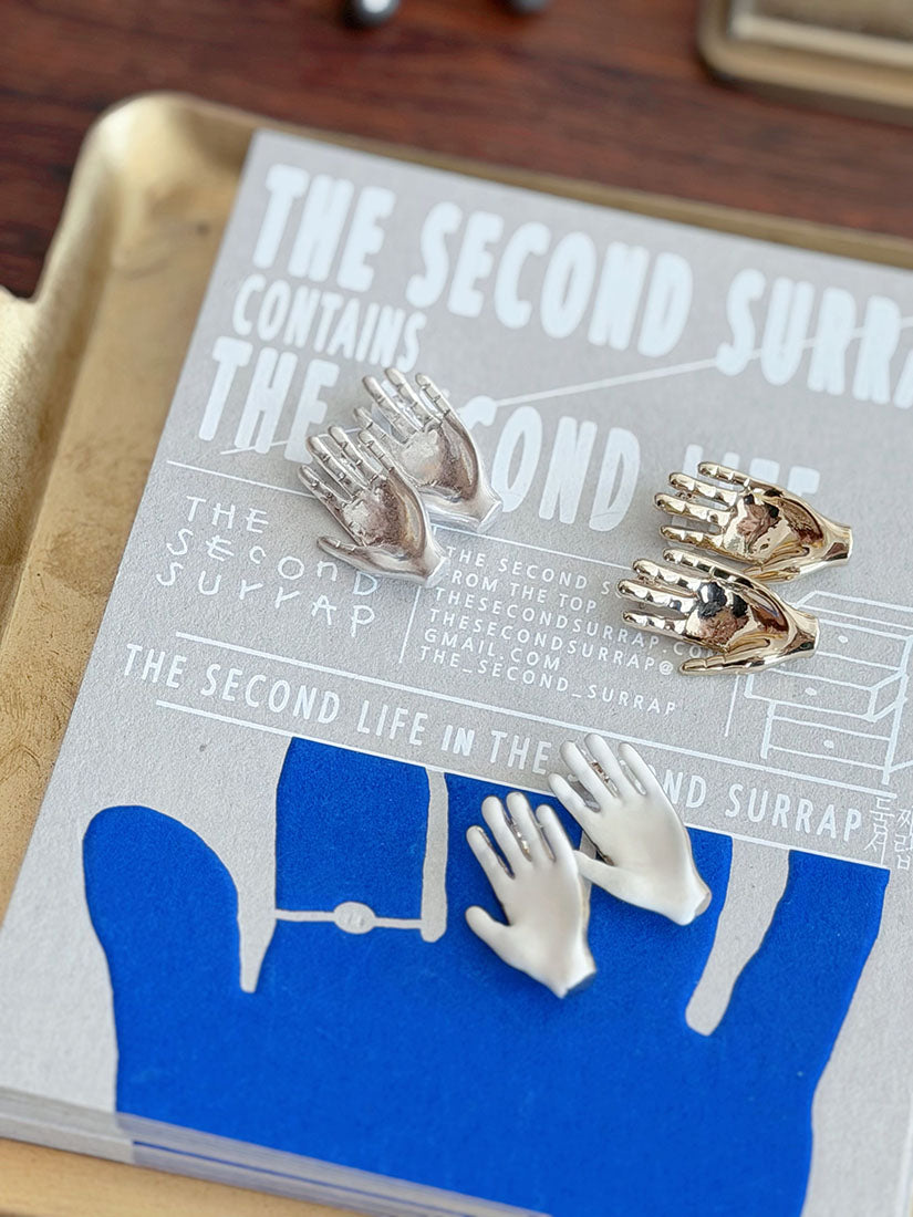 Metal Hand Brooch (3 Styles)