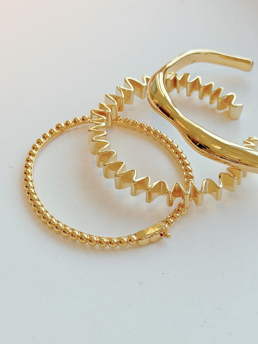 Delicate Golden Bangle (3 Styles)