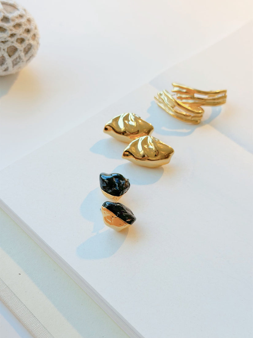Golden Earrings (3 Styles)