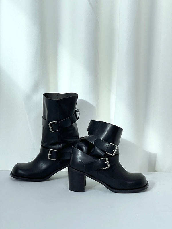 Buckles Ankle Boots