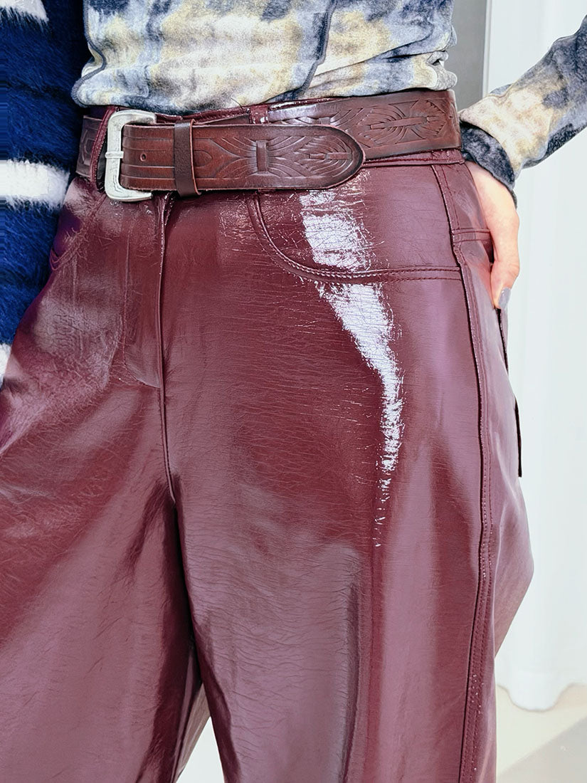 Patent Leather Pants (3 Colours)