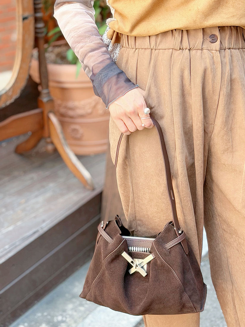 Pleated Brushed Wide Leg Pants (3 Colours)
