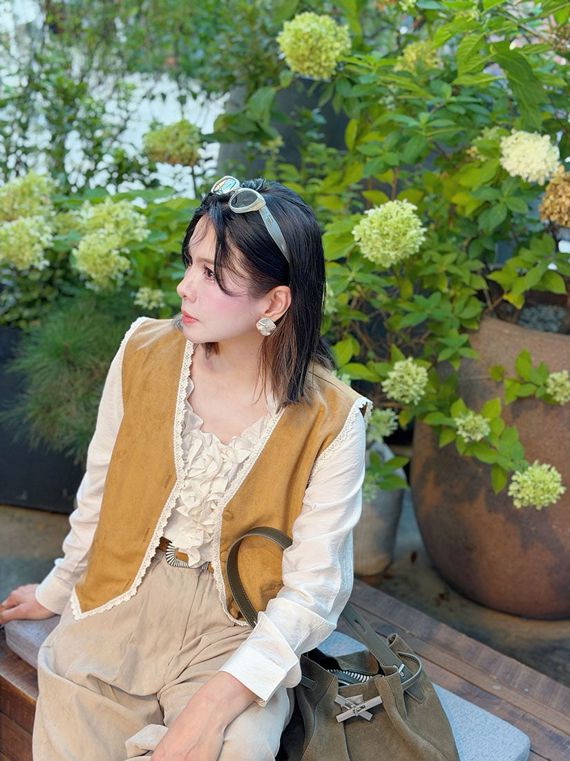 3D Ruffle Rose Top (2 Colours)