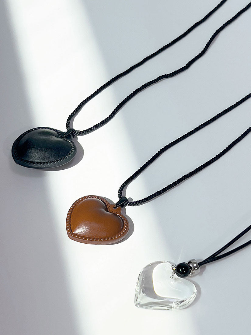 Heart Pendant Necklace (3 Options)