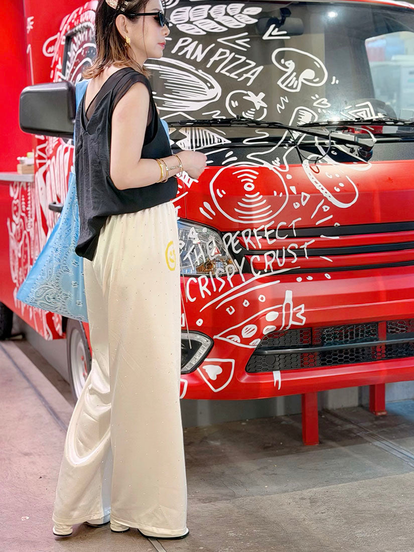 Hand Paint Hotfix Pants (2 Colours)