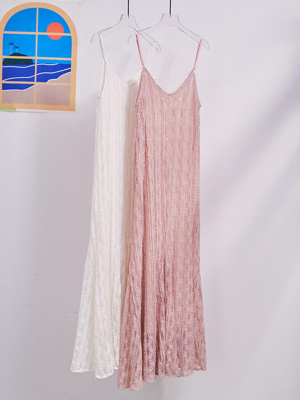 Lace Overall Slip Maxi Dress (2 Colours)