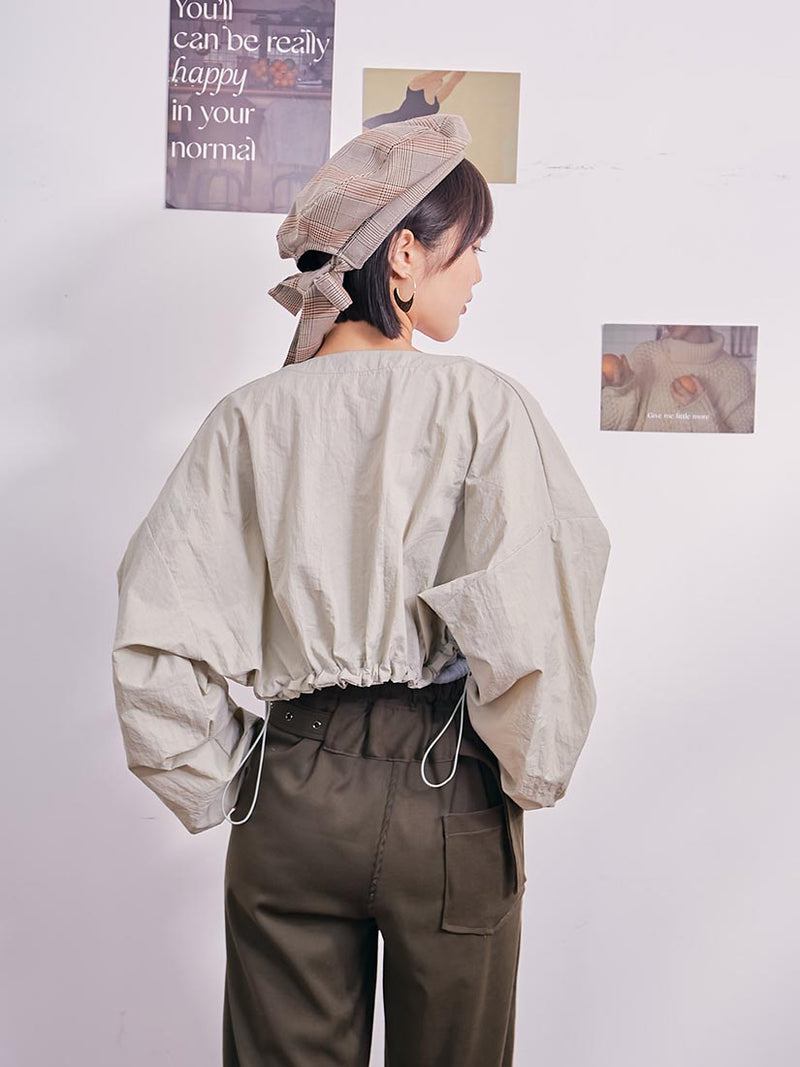 Drawstring Shrug Windbreaker (3 Colours)