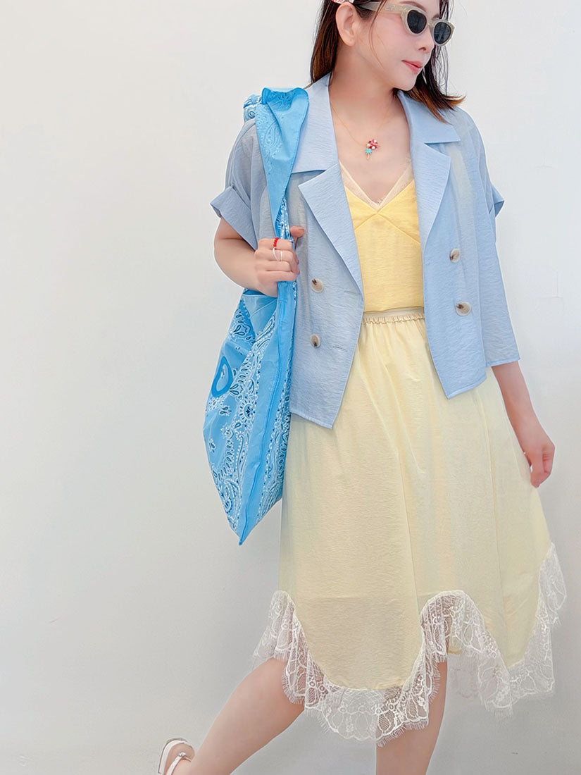 Lightweight Crop Blazer (6 Colours)
