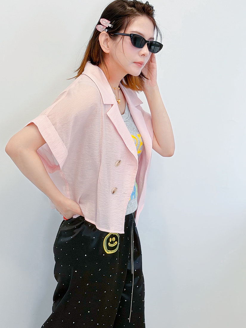 Lightweight Crop Blazer (6 Colours)
