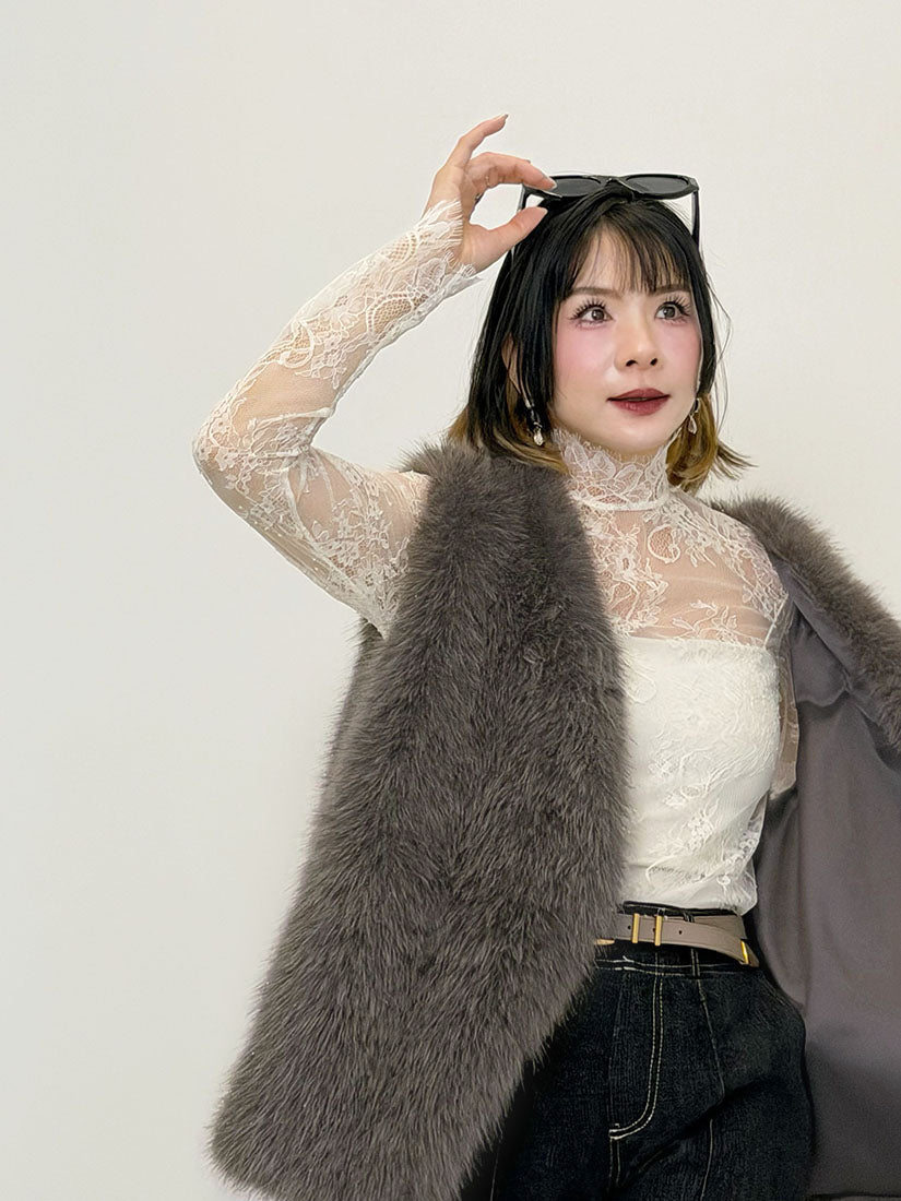 Chubby Faux Fur Vest (4 Colours)