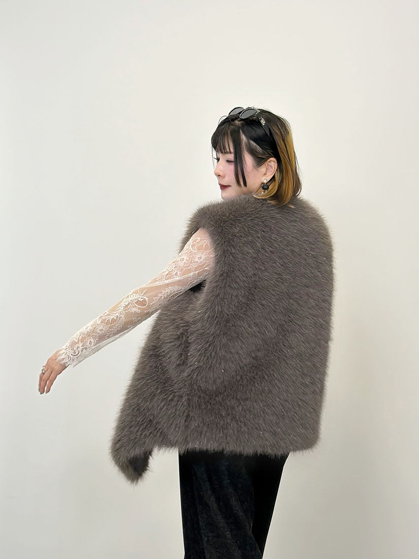 Chubby Faux Fur Vest (4 Colours)