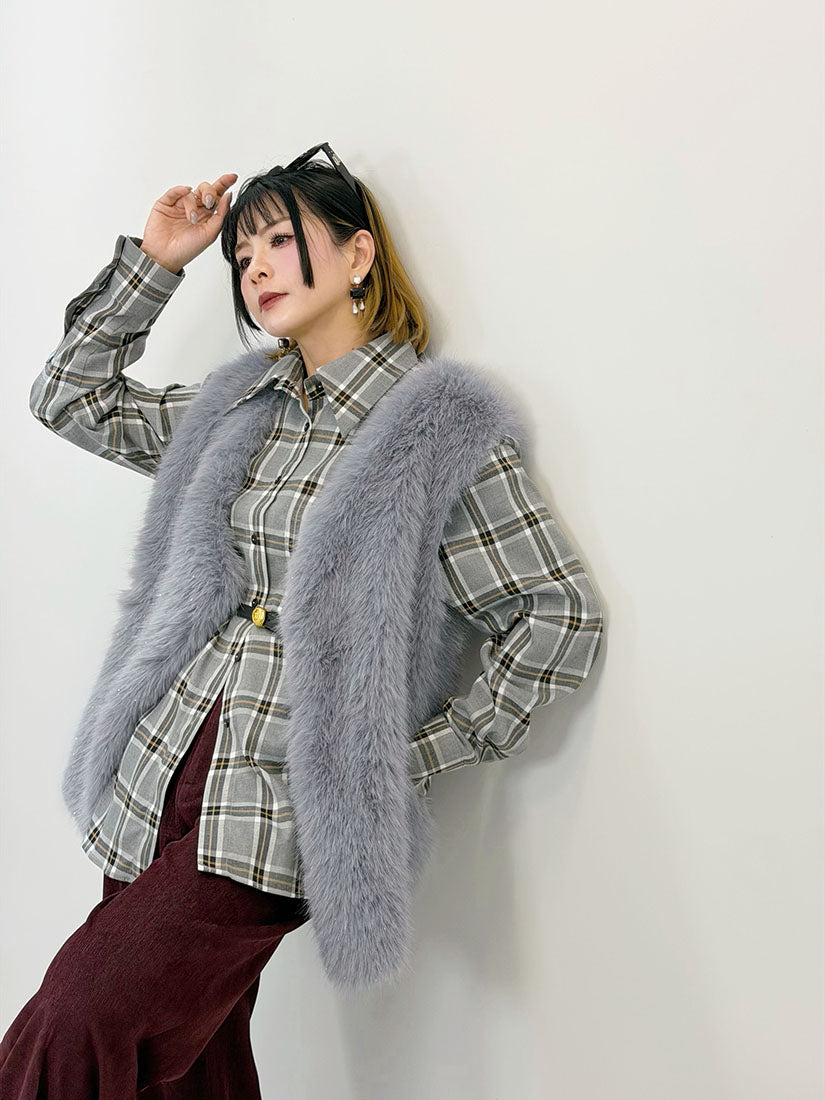 Chubby Faux Fur Vest (4 Colours)