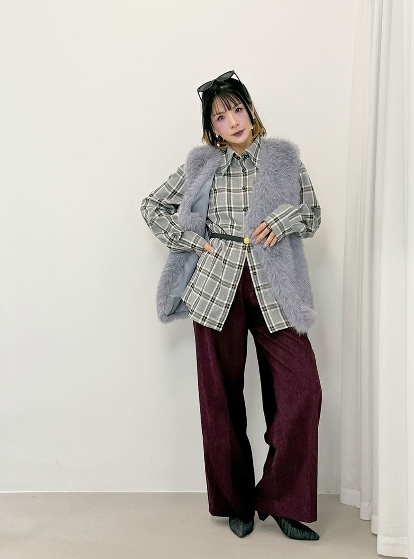 Chubby Faux Fur Vest (4 Colours)