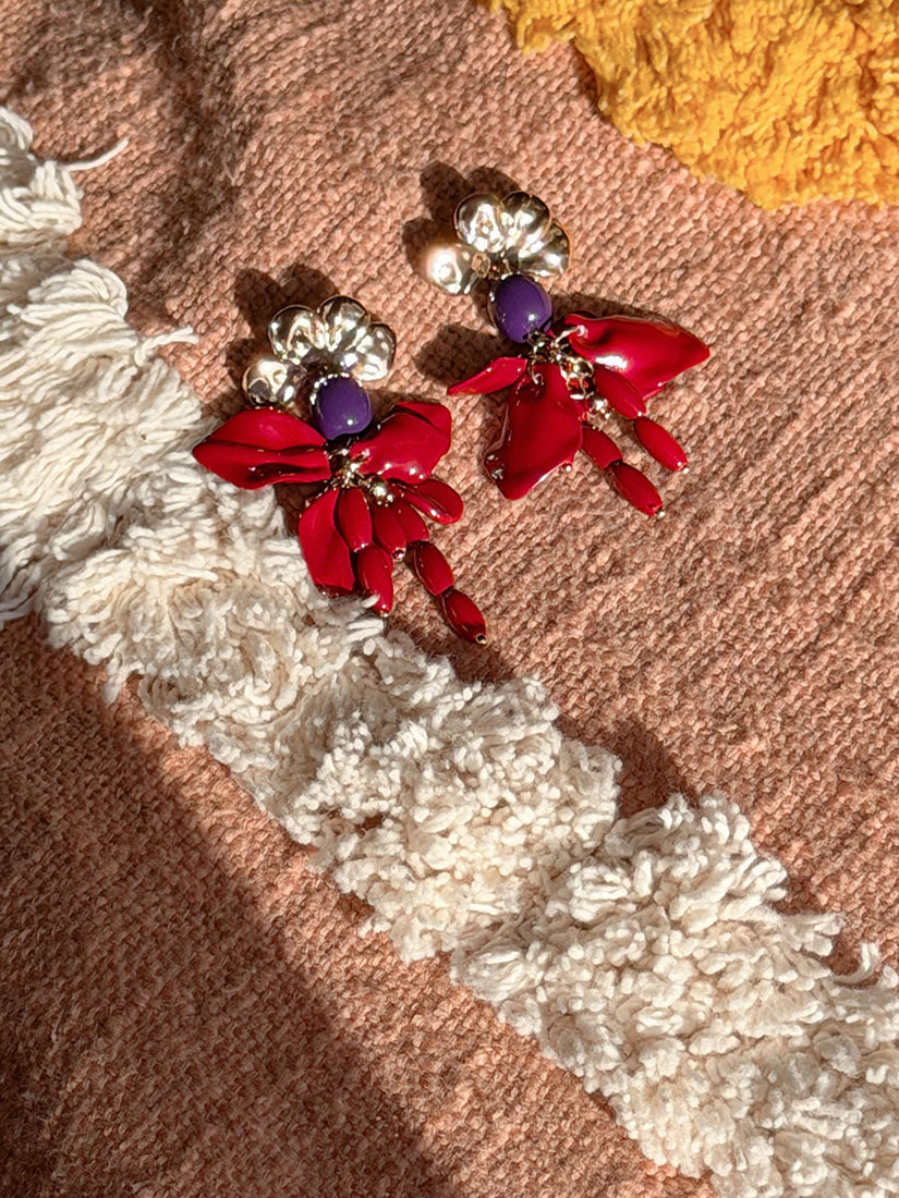 Petals Drop Earrings