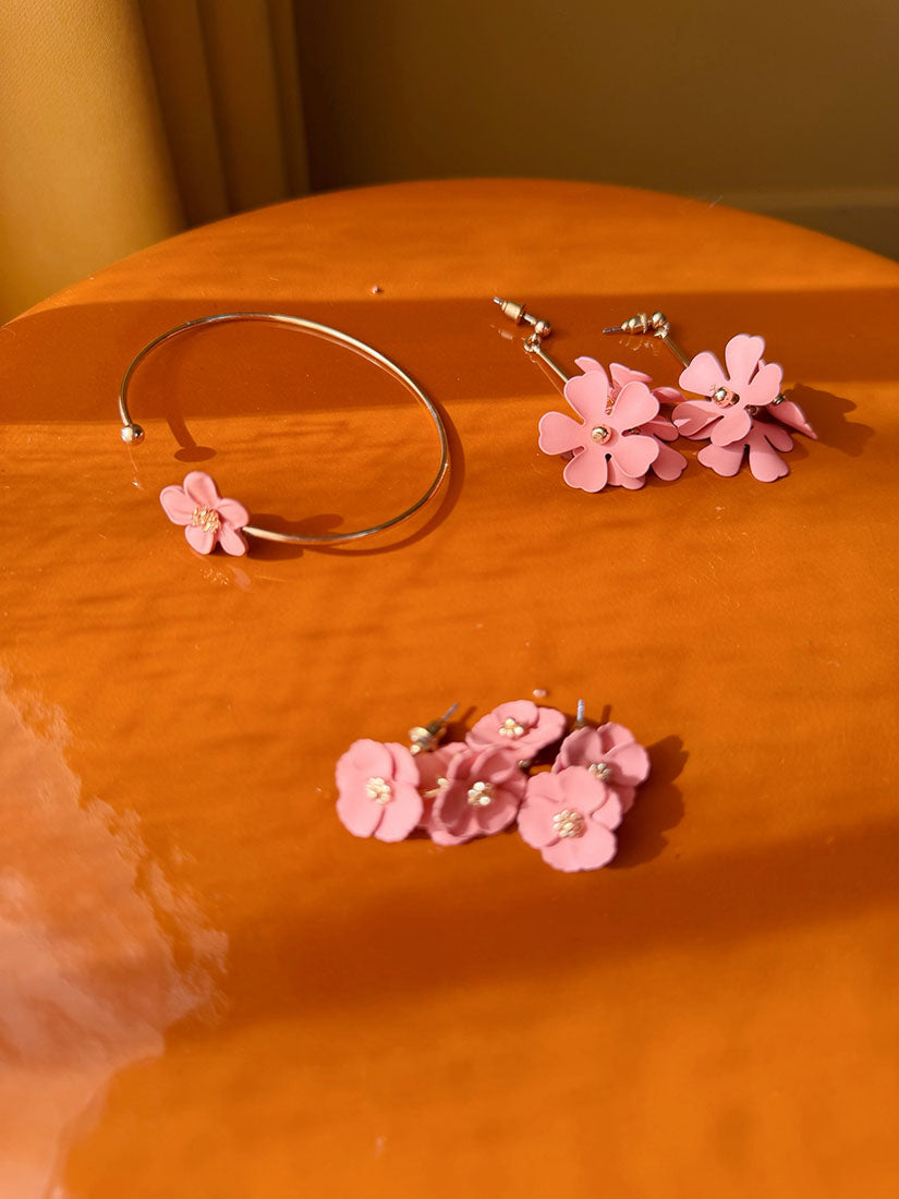 Flower Open Bangle