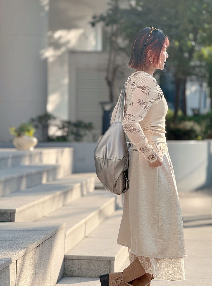 Lace Layered Two Ways Wrap Skirt (2 Colours)