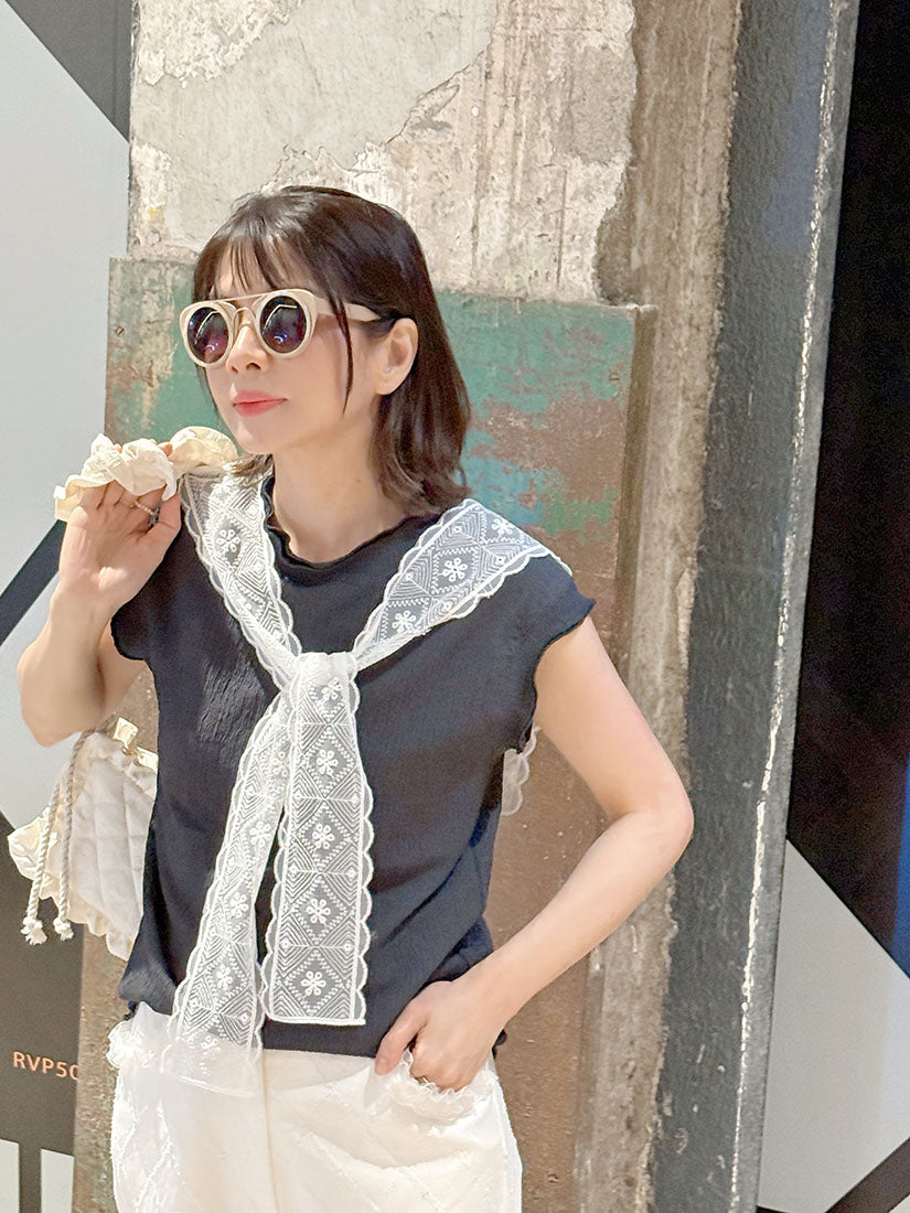 Lace Sailor Collar