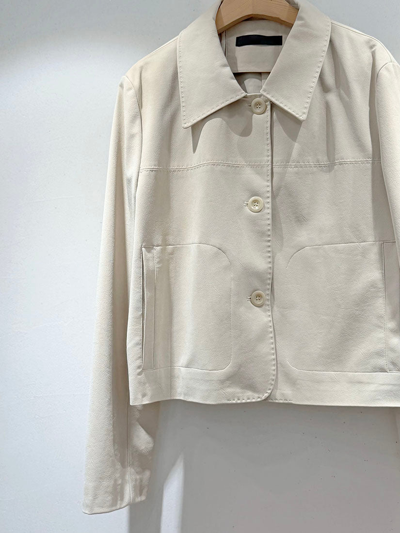 Paneled Leather Jacket (2 Colours)