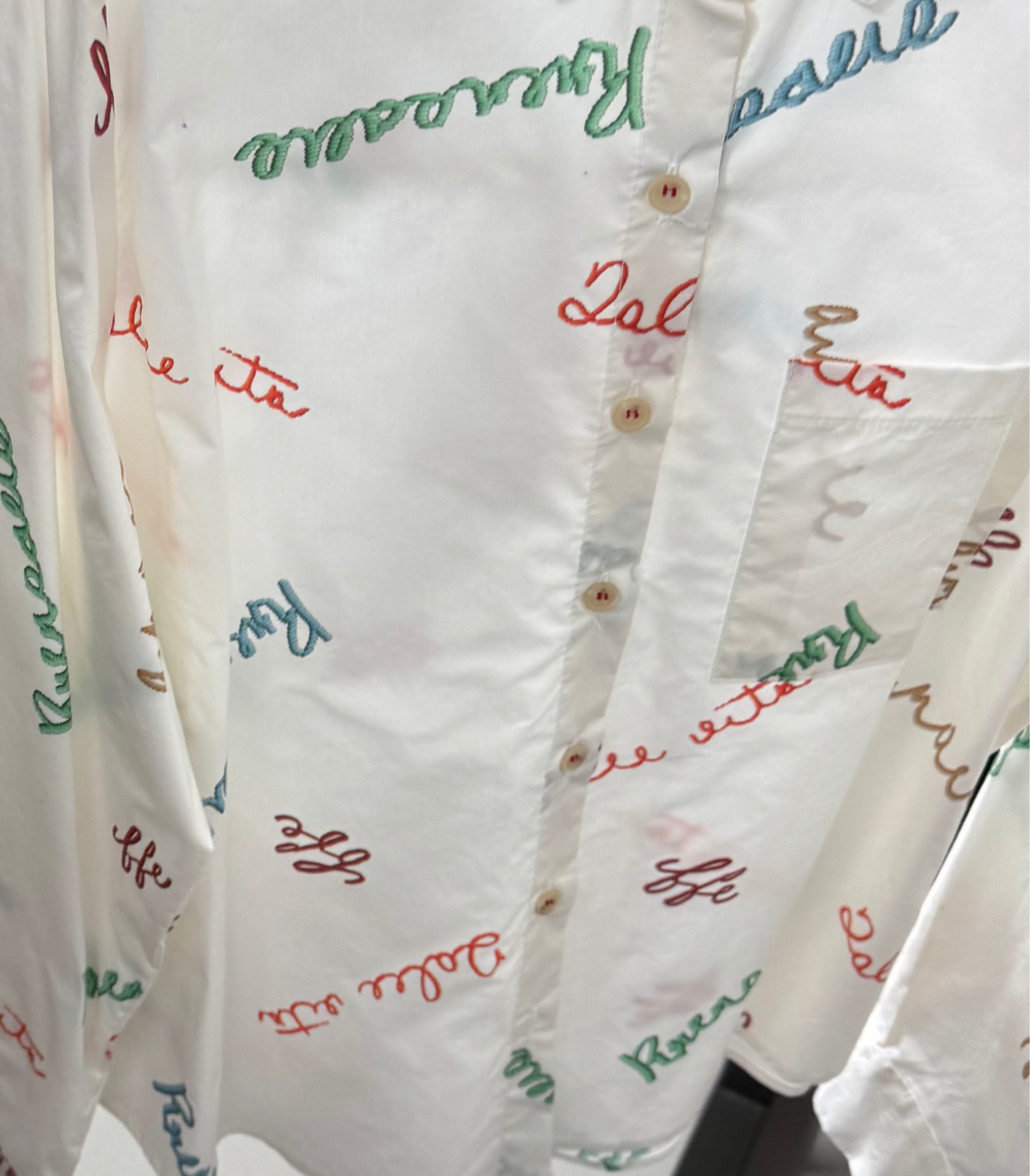 Text Printed Shirt (2 Colours)